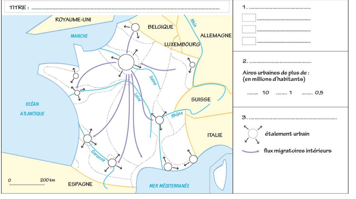 La R Partition De La Population Et Ses Dynamiques Territoire Sous